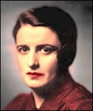 Ayn Rand - philosopher, authoress and much more